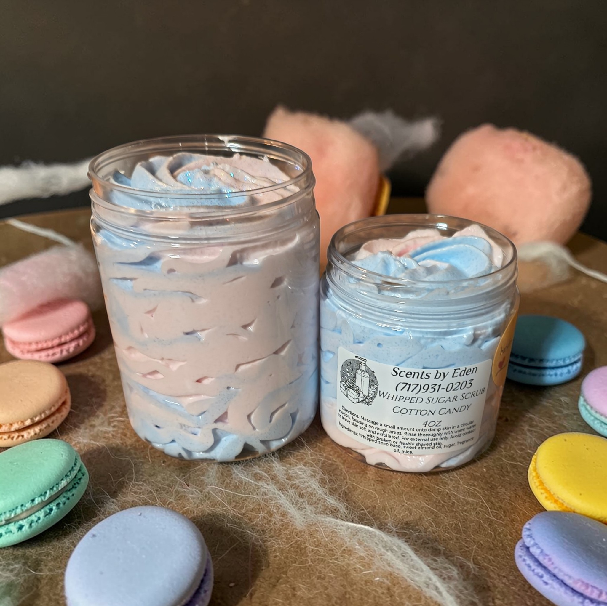 Cotton Candy Whipped Sugar Scrub